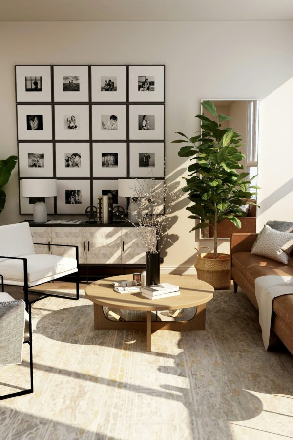 Design Principle - Repetition - Living Room